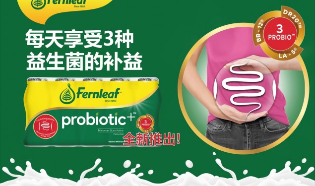 【商讯】Fernleaf 新推益生菌乳酸饮 促进肠道健康