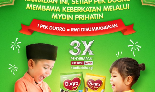 【商讯】Dumex Dugro携手MYDIN关注儿童缺铁性贫血